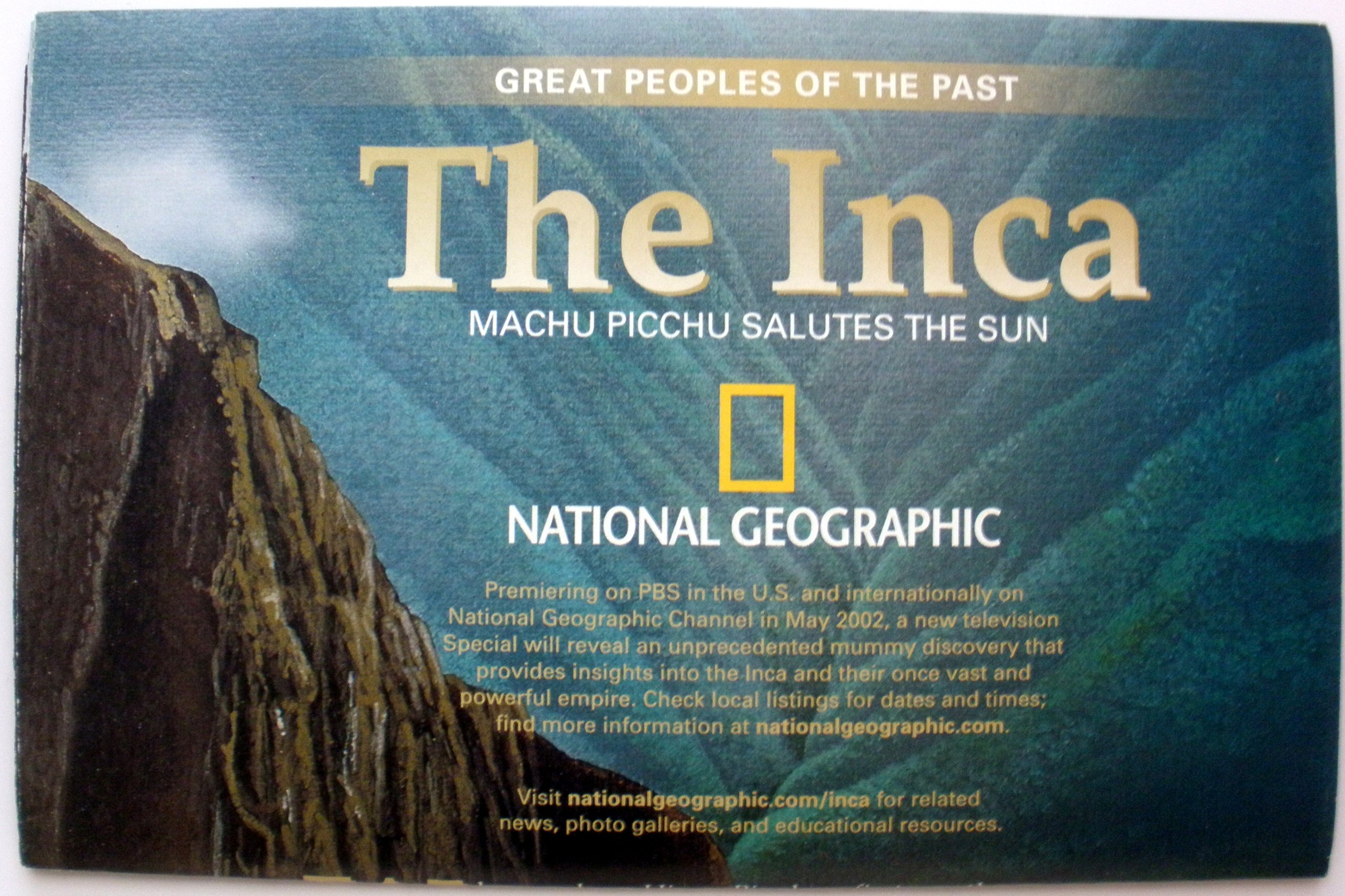 Great Peoples of the Past : The Inca Machu Picchu Salutes the Sun